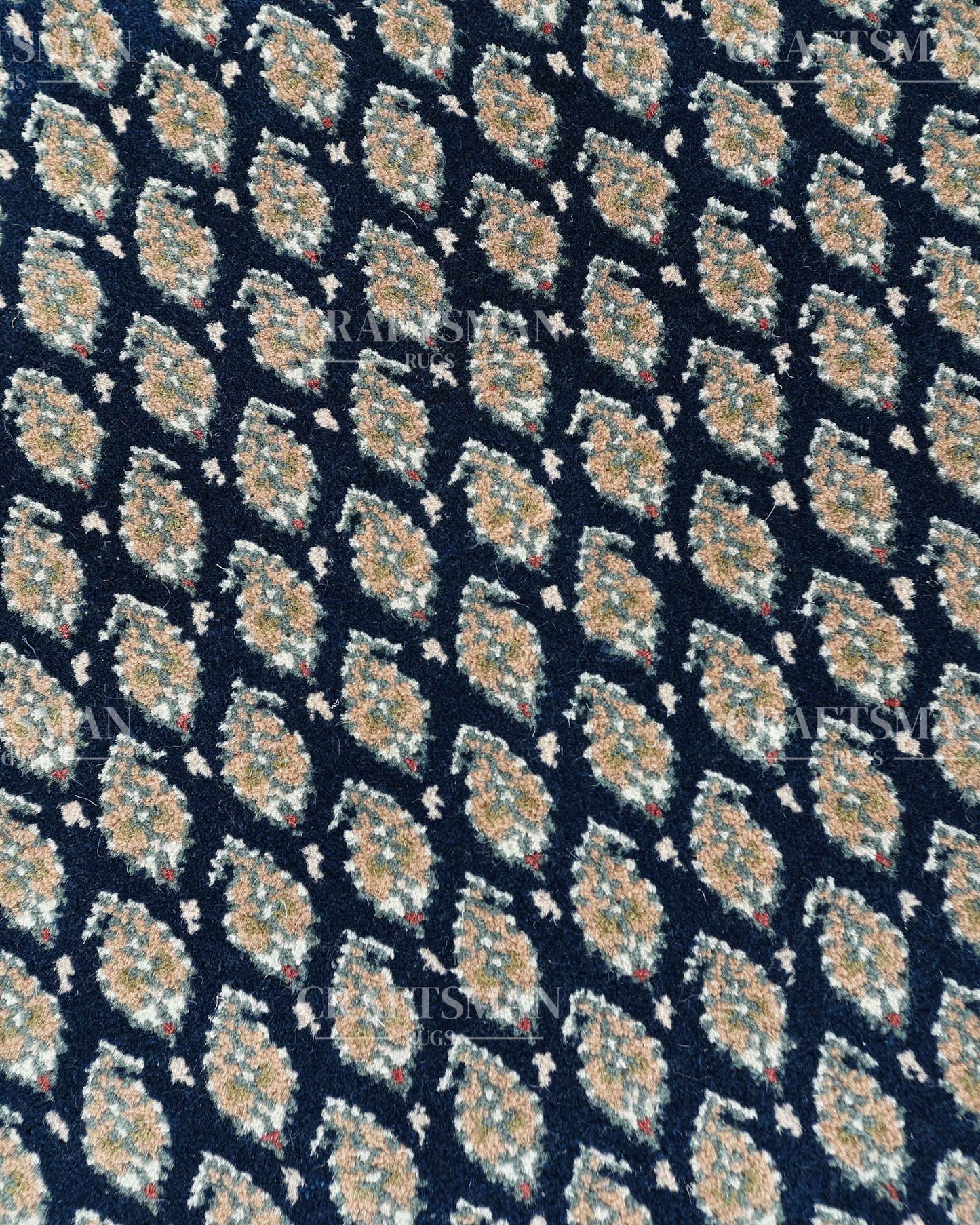 2.3x1.8 feet Vintage Hand-Knotted Wool Rug | One-of-a-Kind | Craftsman Rugs