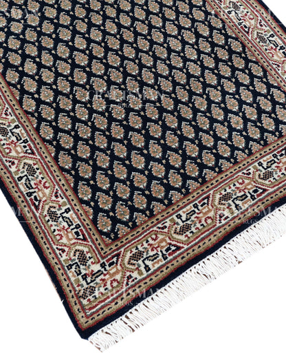 2.0x4.1 feet Vintage Hand-Knotted Wool Rug | One-of-a-Kind | Craftsman Rugs