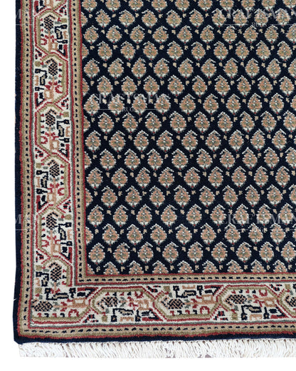 2.0x4.1 feet Vintage Hand-Knotted Wool Rug | One-of-a-Kind | Craftsman Rugs