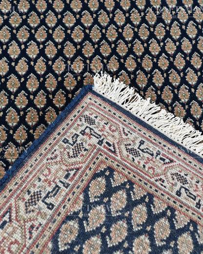 2.0x4.1 feet Vintage Hand-Knotted Wool Rug | One-of-a-Kind | Craftsman Rugs