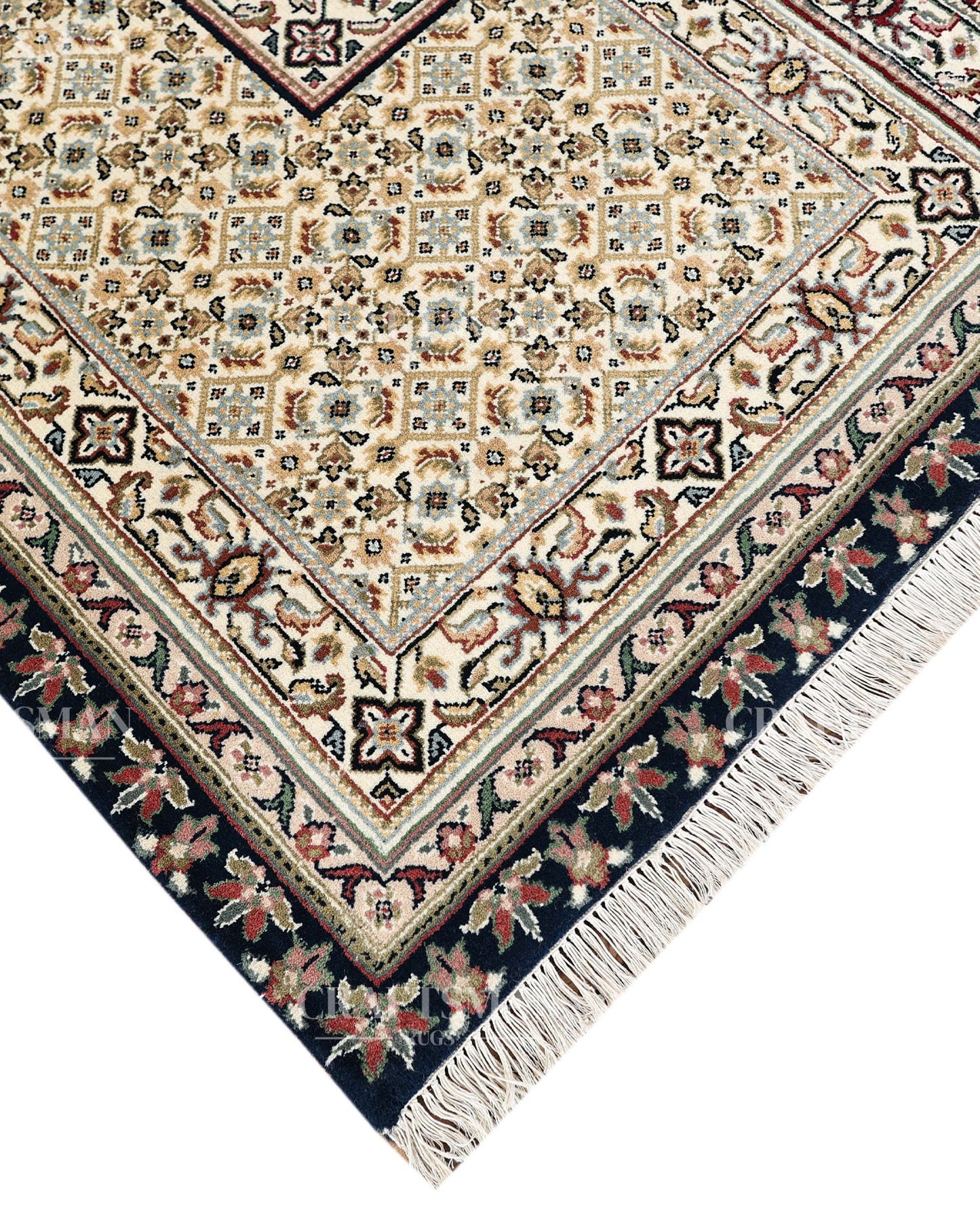 5.4x7.8 feet Vintage Hand-Knotted Wool Rug | One-of-a-Kind | Craftsman Rugs