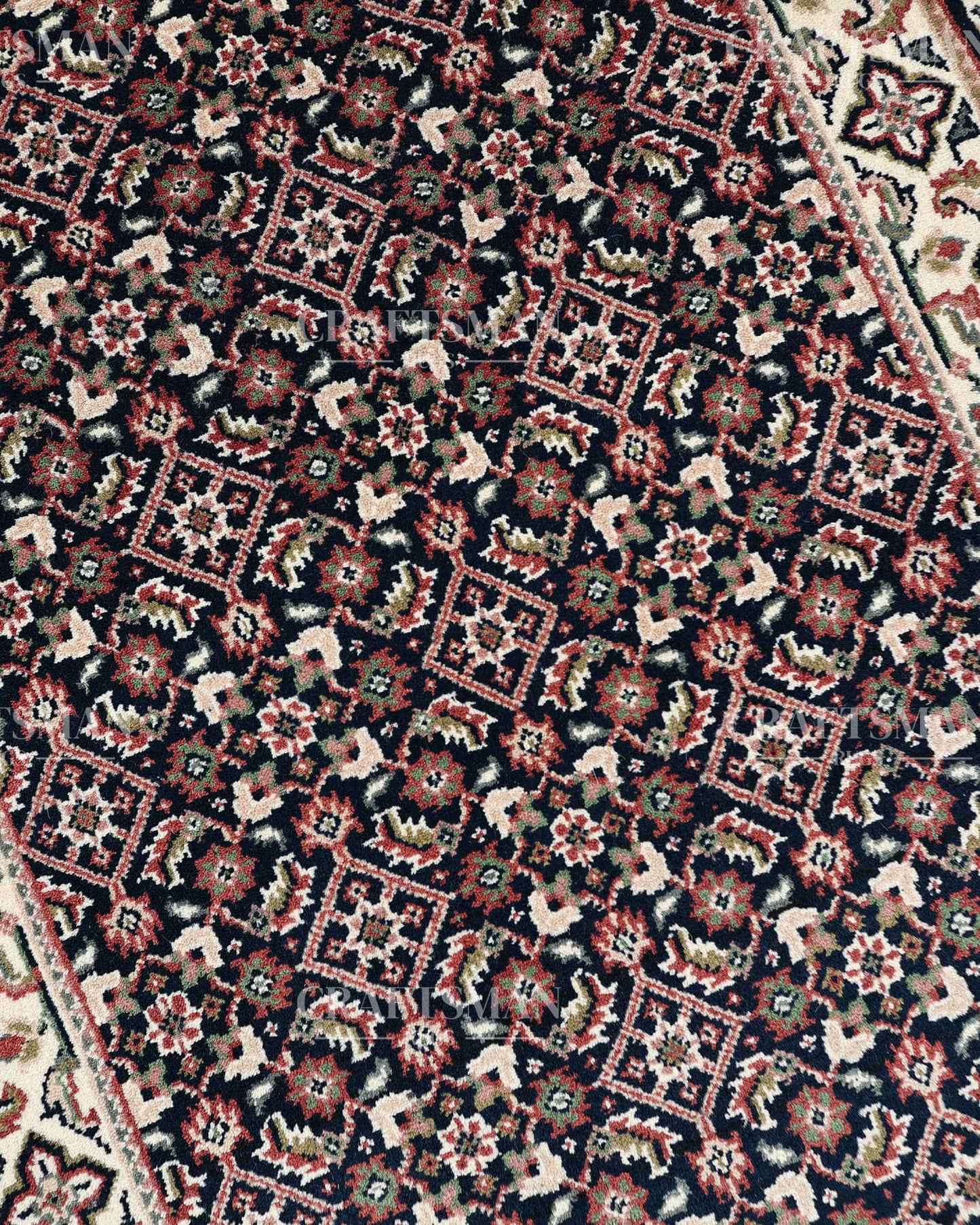 5.4x7.8 feet Vintage Hand-Knotted Wool Rug | One-of-a-Kind | Craftsman Rugs