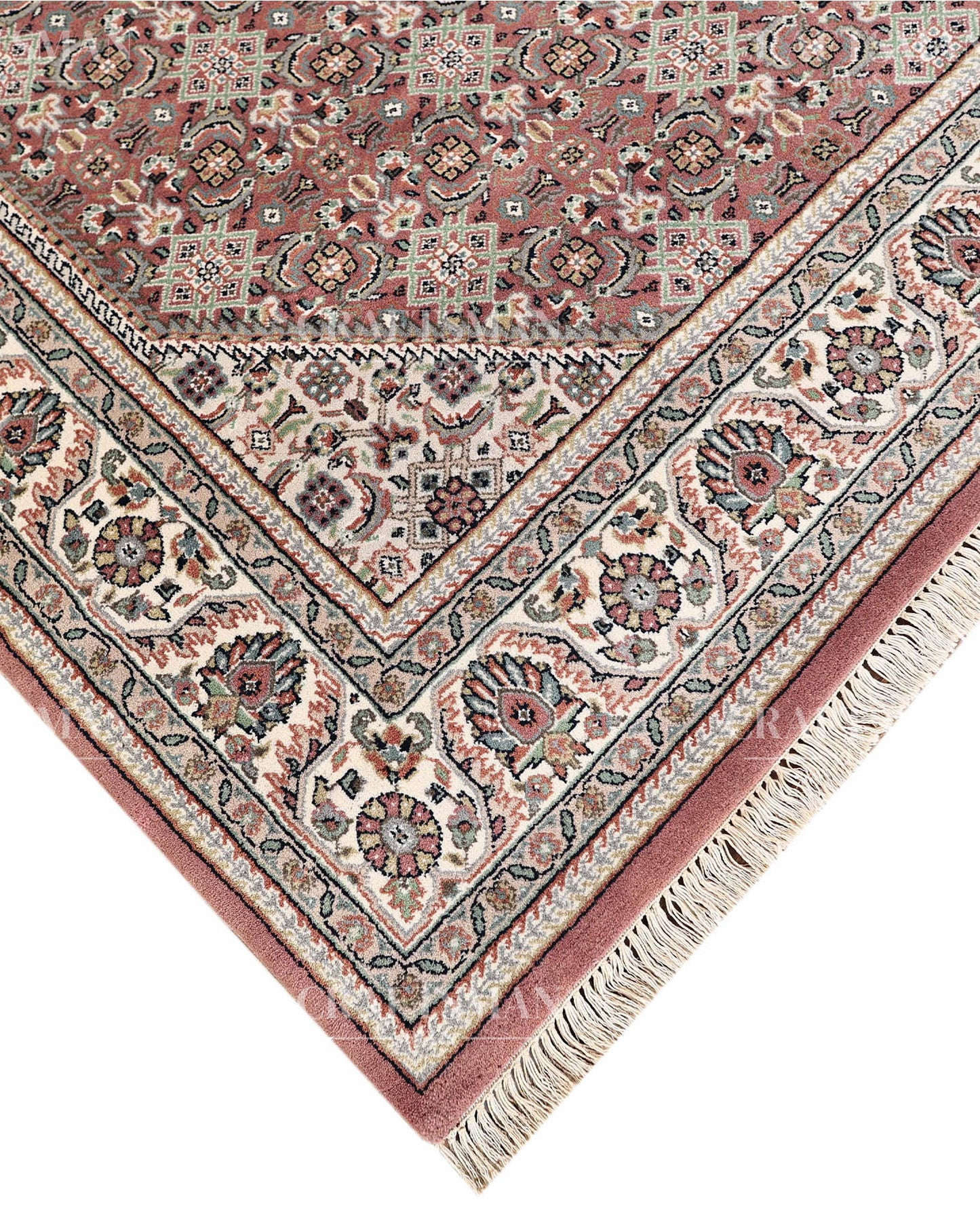 5.7x8.3 feet Vintage Hand-Knotted Wool Rug | One-of-a-Kind | Craftsman Rugs