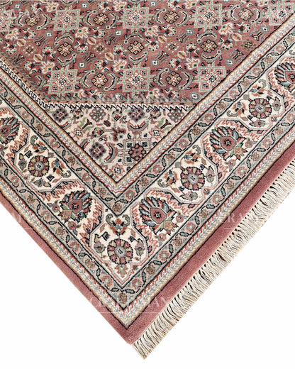 5.7x8.3 feet Vintage Hand-Knotted Wool Rug | One-of-a-Kind | Craftsman Rugs