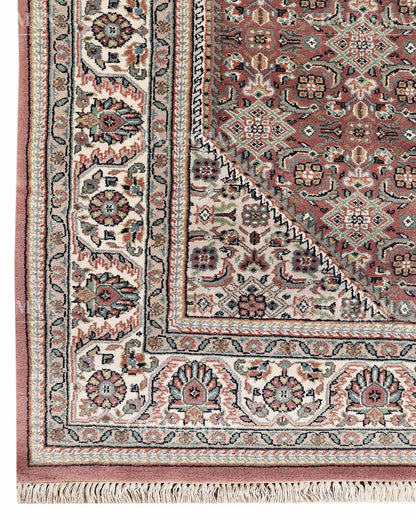5.7x8.3 feet Vintage Hand-Knotted Wool Rug | One-of-a-Kind | Craftsman Rugs