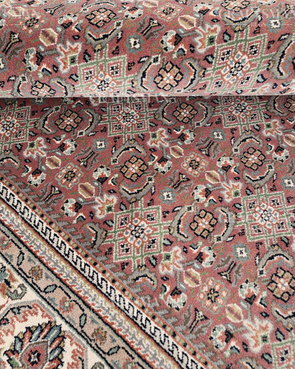 5.7x8.3 feet Vintage Hand-Knotted Wool Rug | One-of-a-Kind | Craftsman Rugs