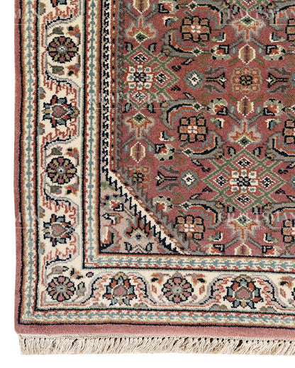 2.4x4.7 feet Vintage Hand-Knotted Wool Rug | One-of-a-Kind | Craftsman Rugs