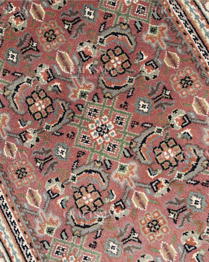 2.4x4.7 feet Vintage Hand-Knotted Wool Rug | One-of-a-Kind | Craftsman Rugs