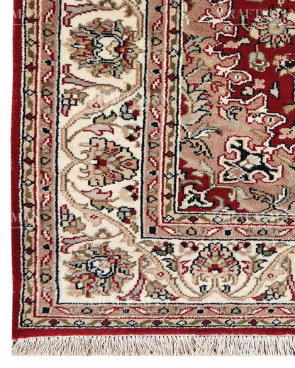 5.7x7.10 feet Vintage Hand-Knotted Wool Rug | One-of-a-Kind | Craftsman Rugs