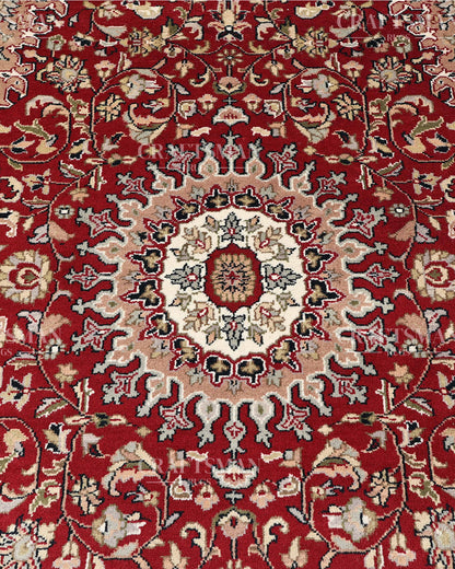 5.7x7.10 feet Vintage Hand-Knotted Wool Rug | One-of-a-Kind | Craftsman Rugs