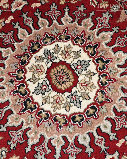 5.7x7.10 feet Vintage Hand-Knotted Wool Rug | One-of-a-Kind | Craftsman Rugs