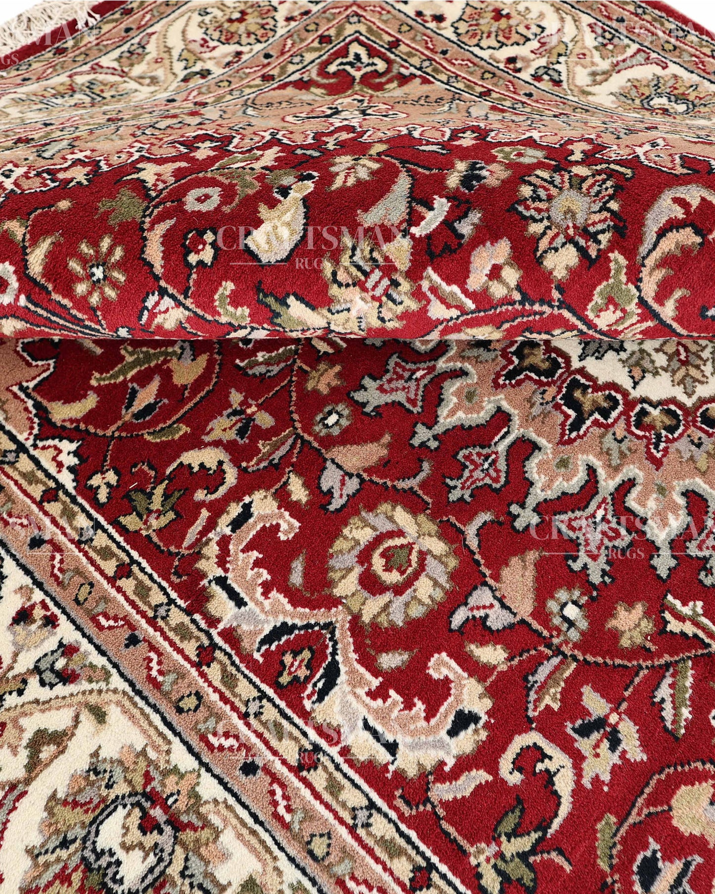 5.7x7.10 feet Vintage Hand-Knotted Wool Rug | One-of-a-Kind | Craftsman Rugs