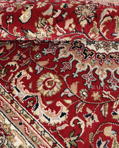 5.7x7.10 feet Vintage Hand-Knotted Wool Rug | One-of-a-Kind | Craftsman Rugs