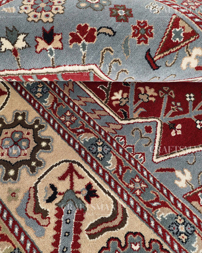 4.7x6.6 feet Vintage Hand-Knotted Wool Rug | One-of-a-Kind | Craftsman Rugs