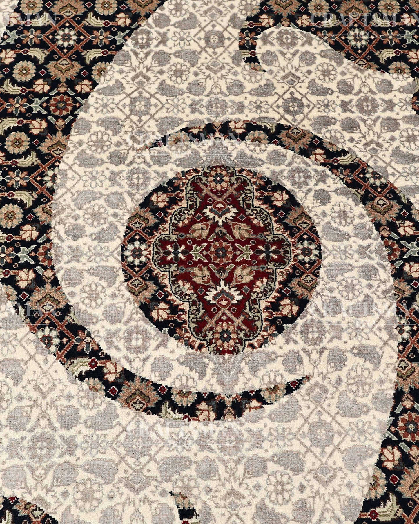 4.6x6.8 feet Vintage Hand-Knotted Wool Rug | One-of-a-Kind | Craftsman Rugs