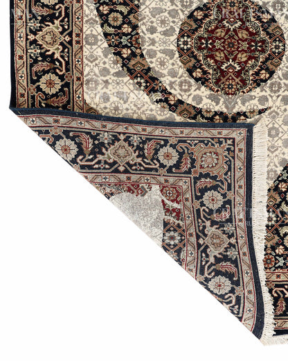 4.6x6.8 feet Vintage Hand-Knotted Wool Rug | One-of-a-Kind | Craftsman Rugs