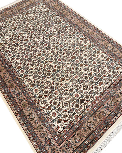 5.3x7.10 feet Vintage Hand-Knotted Wool Rug | One-of-a-Kind | Craftsman Rugs