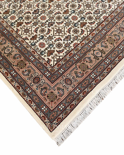 5.3x7.10 feet Vintage Hand-Knotted Wool Rug | One-of-a-Kind | Craftsman Rugs
