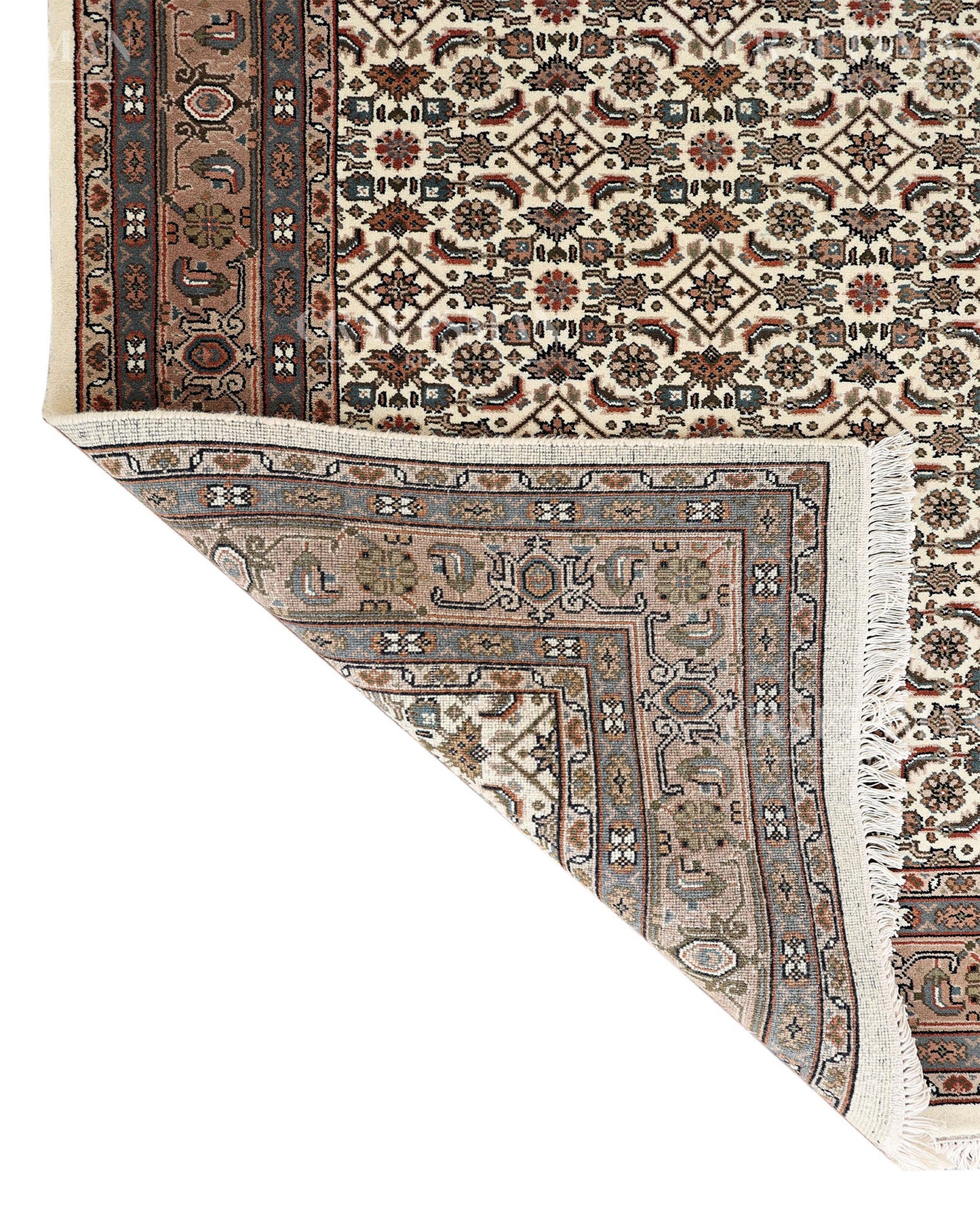 5.3x7.10 feet Vintage Hand-Knotted Wool Rug | One-of-a-Kind | Craftsman Rugs