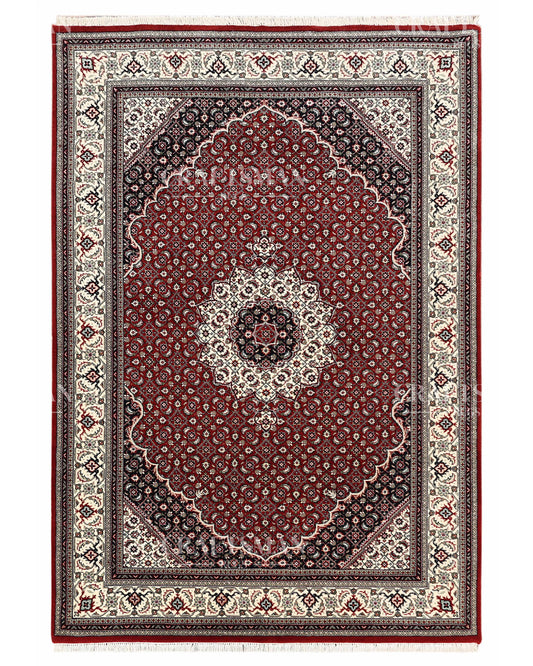 4.8x6.8 feet Vintage Hand-Knotted Wool Rug | One-of-a-Kind | Craftsman Rugs