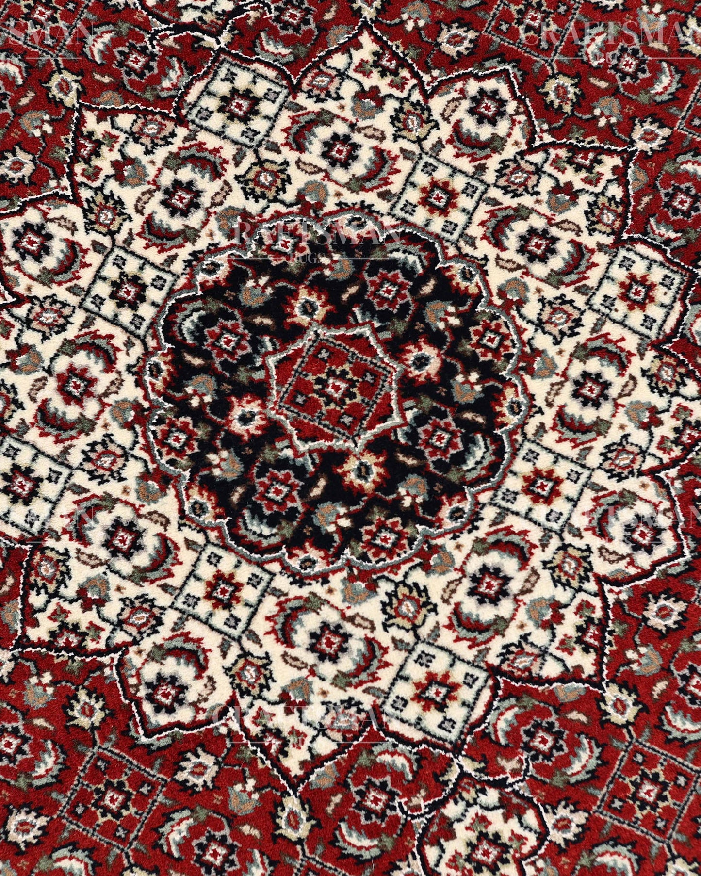 4.8x6.8 feet Vintage Hand-Knotted Wool Rug | One-of-a-Kind | Craftsman Rugs