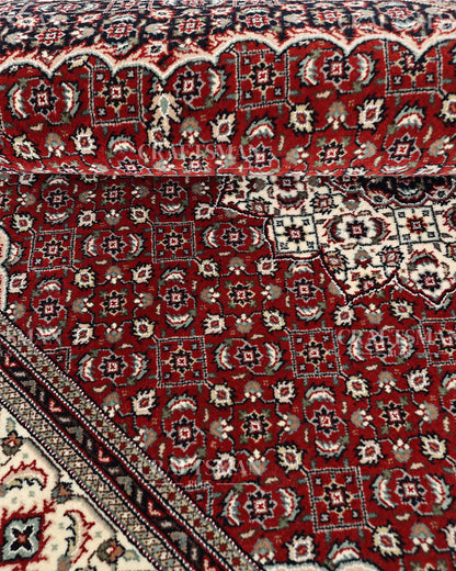 4.8x6.8 feet Vintage Hand-Knotted Wool Rug | One-of-a-Kind | Craftsman Rugs