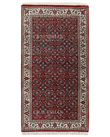 2.4x4.7 feet Vintage Hand-Knotted Wool Rug | One-of-a-Kind | Craftsman Rugs
