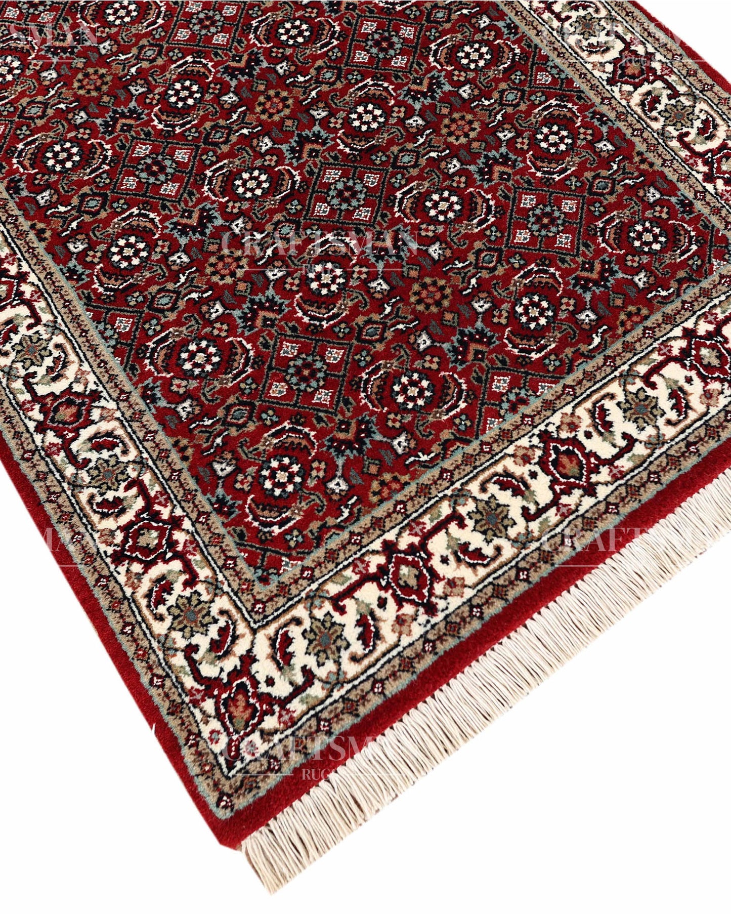 2.4x4.7 feet Vintage Hand-Knotted Wool Rug | One-of-a-Kind | Craftsman Rugs