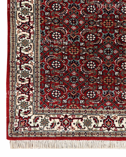2.4x4.7 feet Vintage Hand-Knotted Wool Rug | One-of-a-Kind | Craftsman Rugs