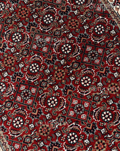 2.4x4.7 feet Vintage Hand-Knotted Wool Rug | One-of-a-Kind | Craftsman Rugs