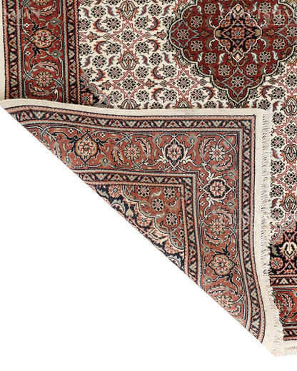 4.6x6.6 feet Vintage Hand-Knotted Wool Rug | One-of-a-Kind | Craftsman Rugs
