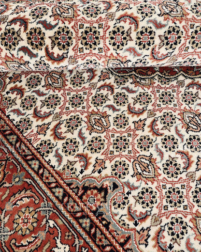 4.6x6.6 feet Vintage Hand-Knotted Wool Rug | One-of-a-Kind | Craftsman Rugs