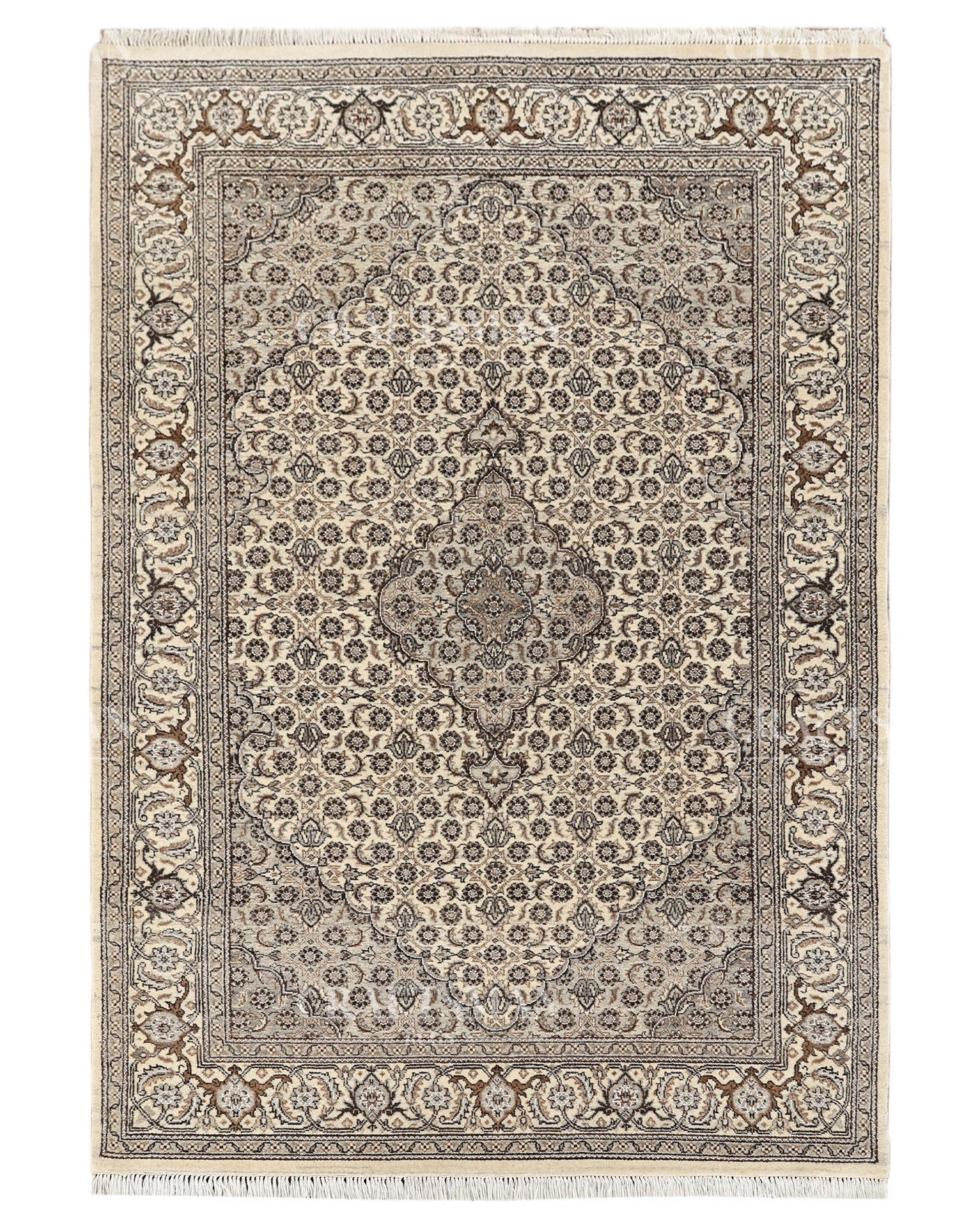 4.6x6.7 feet Vintage Hand-Knotted Wool Rug | One-of-a-Kind | Craftsman Rugs