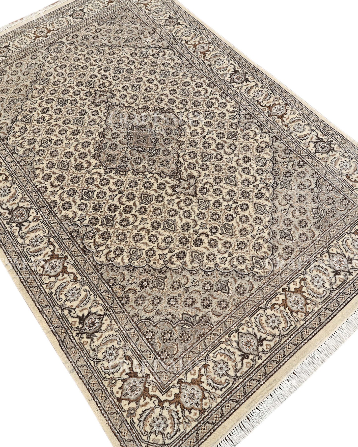 4.6x6.7 feet Vintage Hand-Knotted Wool Rug | One-of-a-Kind | Craftsman Rugs