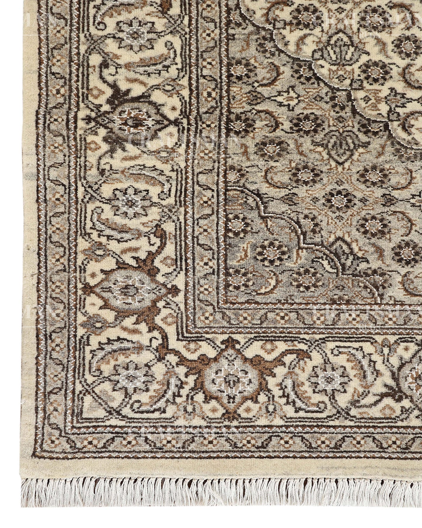 4.6x6.7 feet Vintage Hand-Knotted Wool Rug | One-of-a-Kind | Craftsman Rugs
