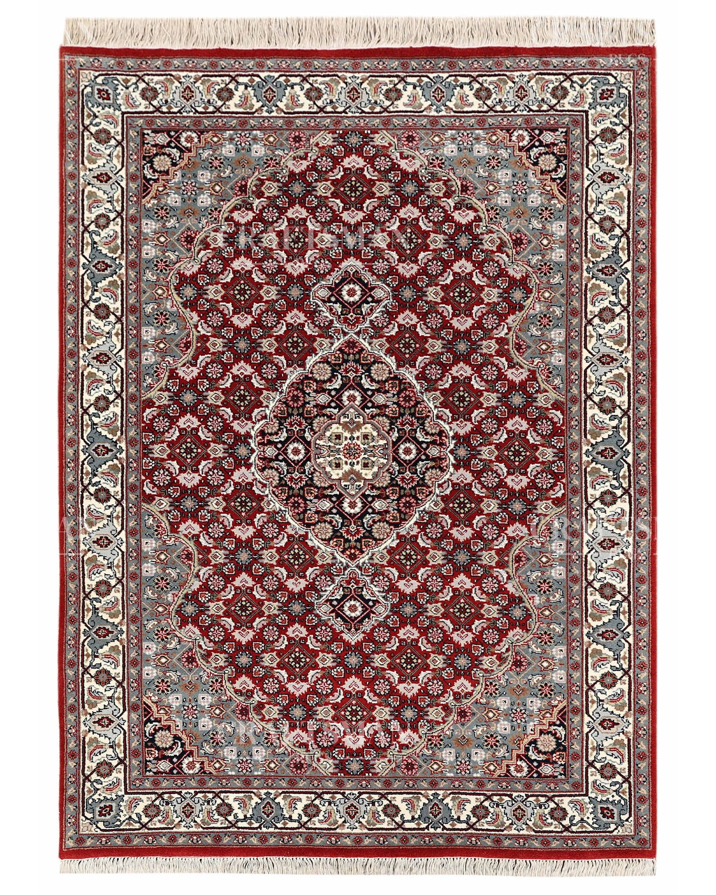 4.6x6.7 feet Vintage Hand-Knotted Wool Rug | One-of-a-Kind | Craftsman Rugs