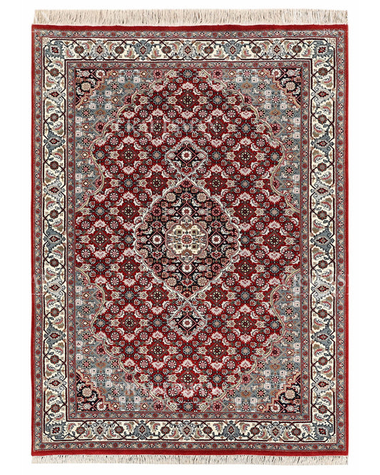 4.6x6.7 feet Vintage Hand-Knotted Wool Rug | One-of-a-Kind | Craftsman Rugs
