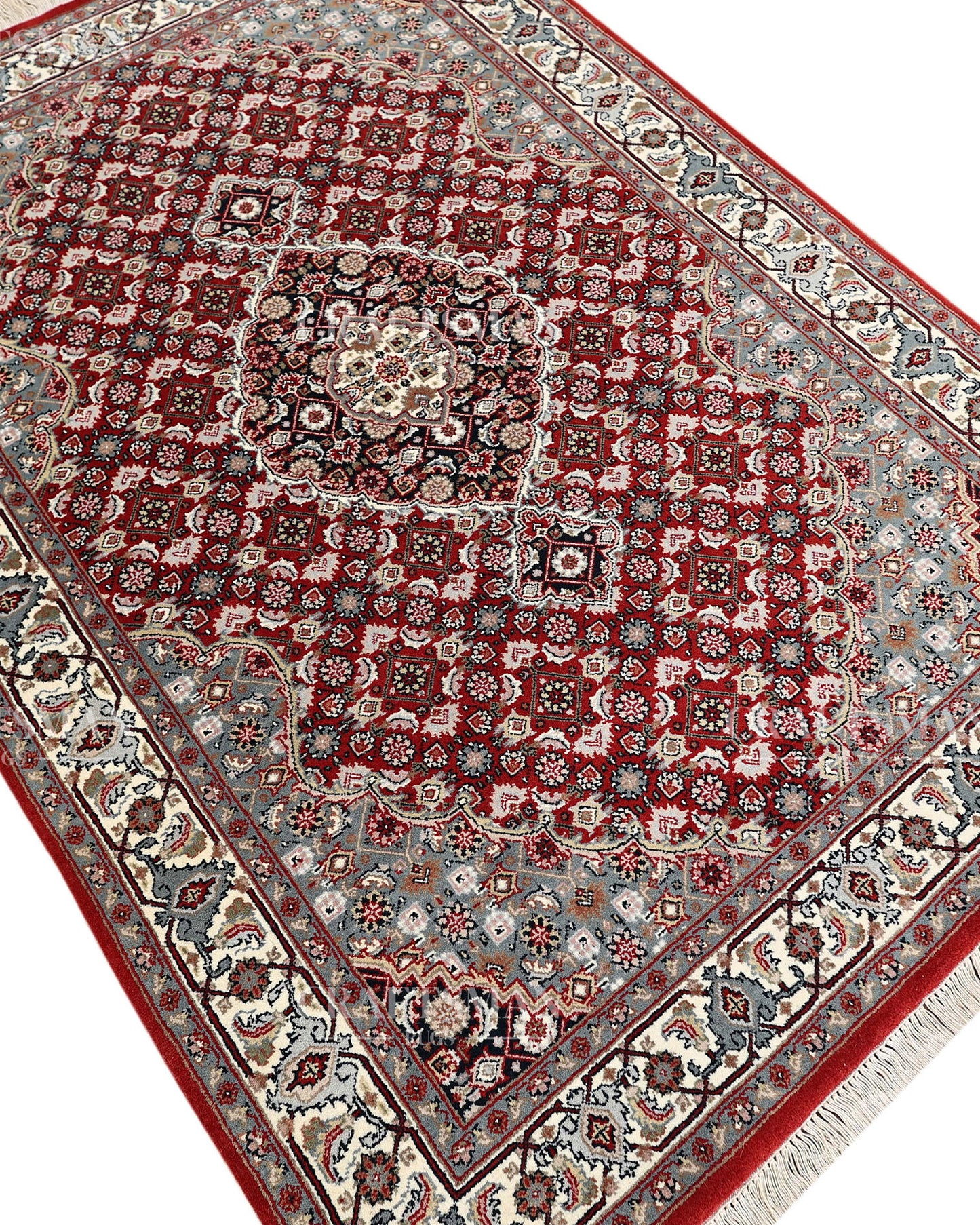 4.6x6.7 feet Vintage Hand-Knotted Wool Rug | One-of-a-Kind | Craftsman Rugs