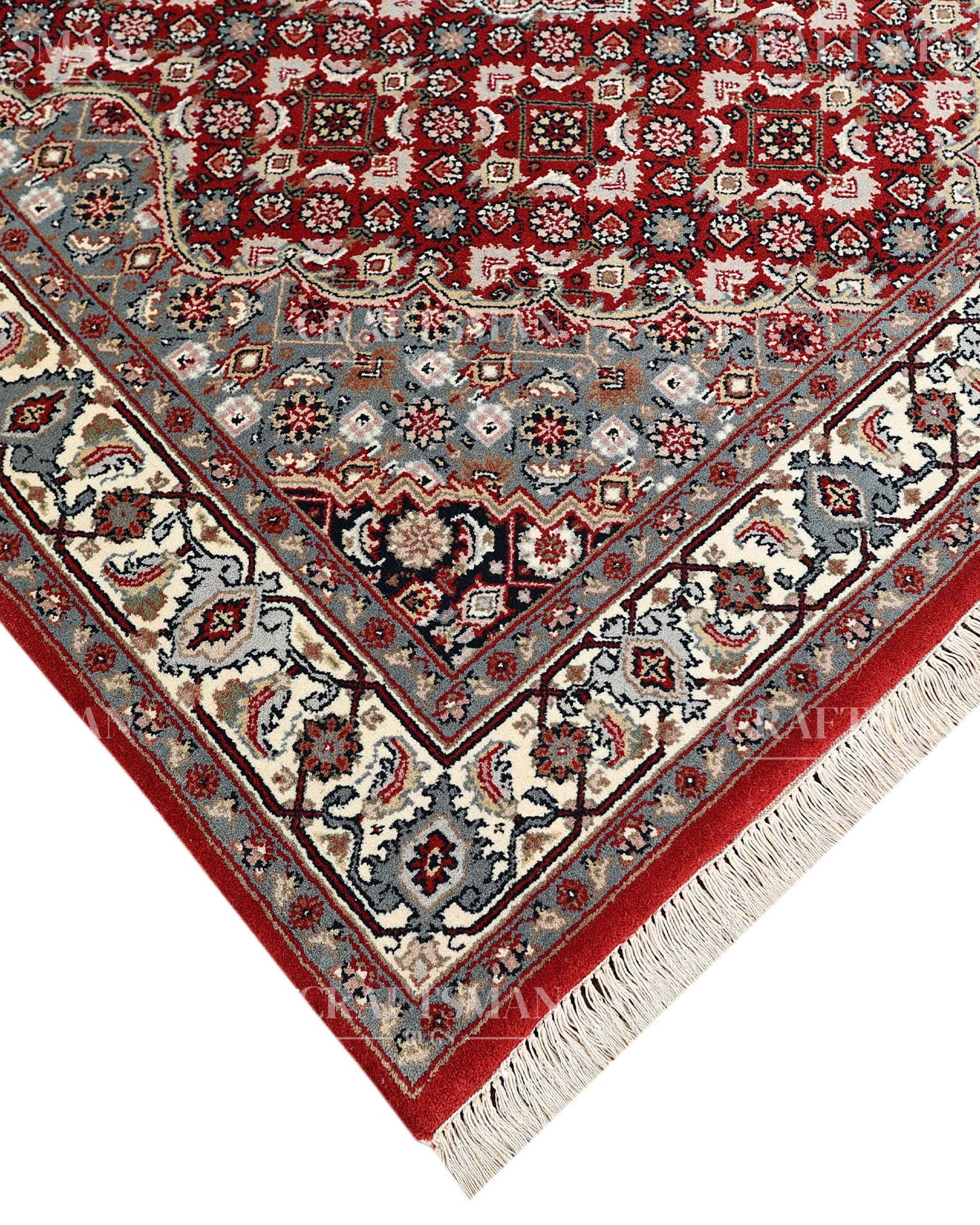 4.6x6.7 feet Vintage Hand-Knotted Wool Rug | One-of-a-Kind | Craftsman Rugs