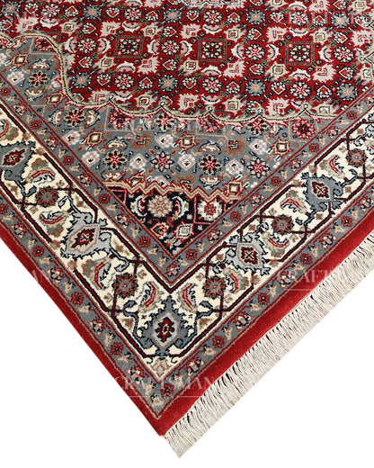 4.6x6.7 feet Vintage Hand-Knotted Wool Rug | One-of-a-Kind | Craftsman Rugs