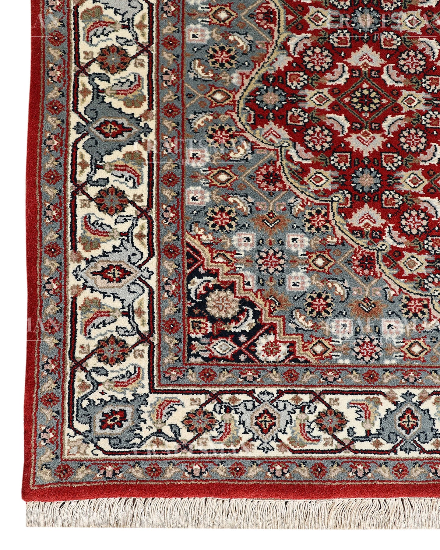 4.6x6.7 feet Vintage Hand-Knotted Wool Rug | One-of-a-Kind | Craftsman Rugs