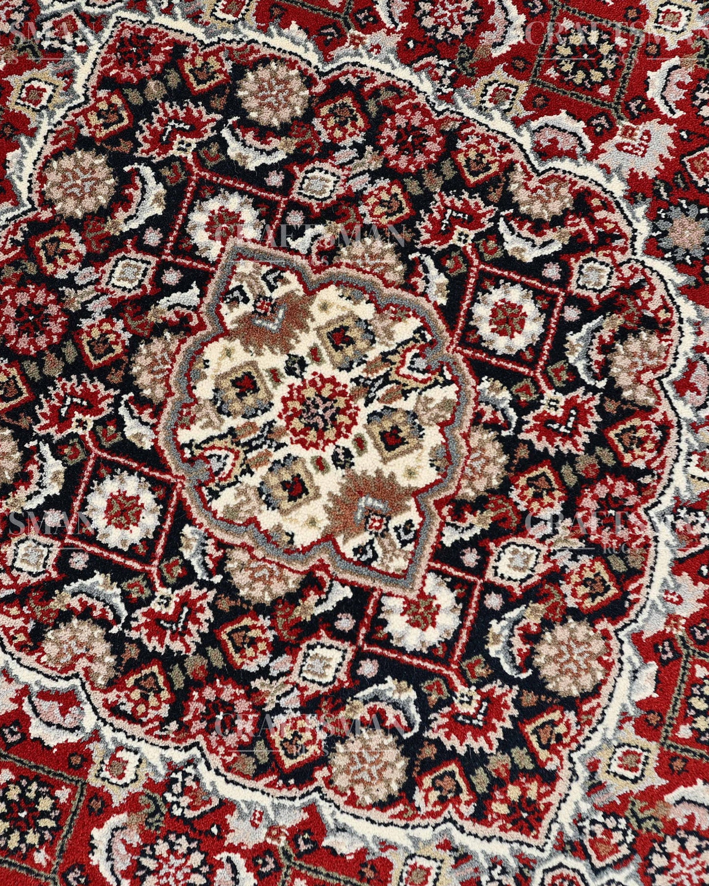 4.6x6.7 feet Vintage Hand-Knotted Wool Rug | One-of-a-Kind | Craftsman Rugs