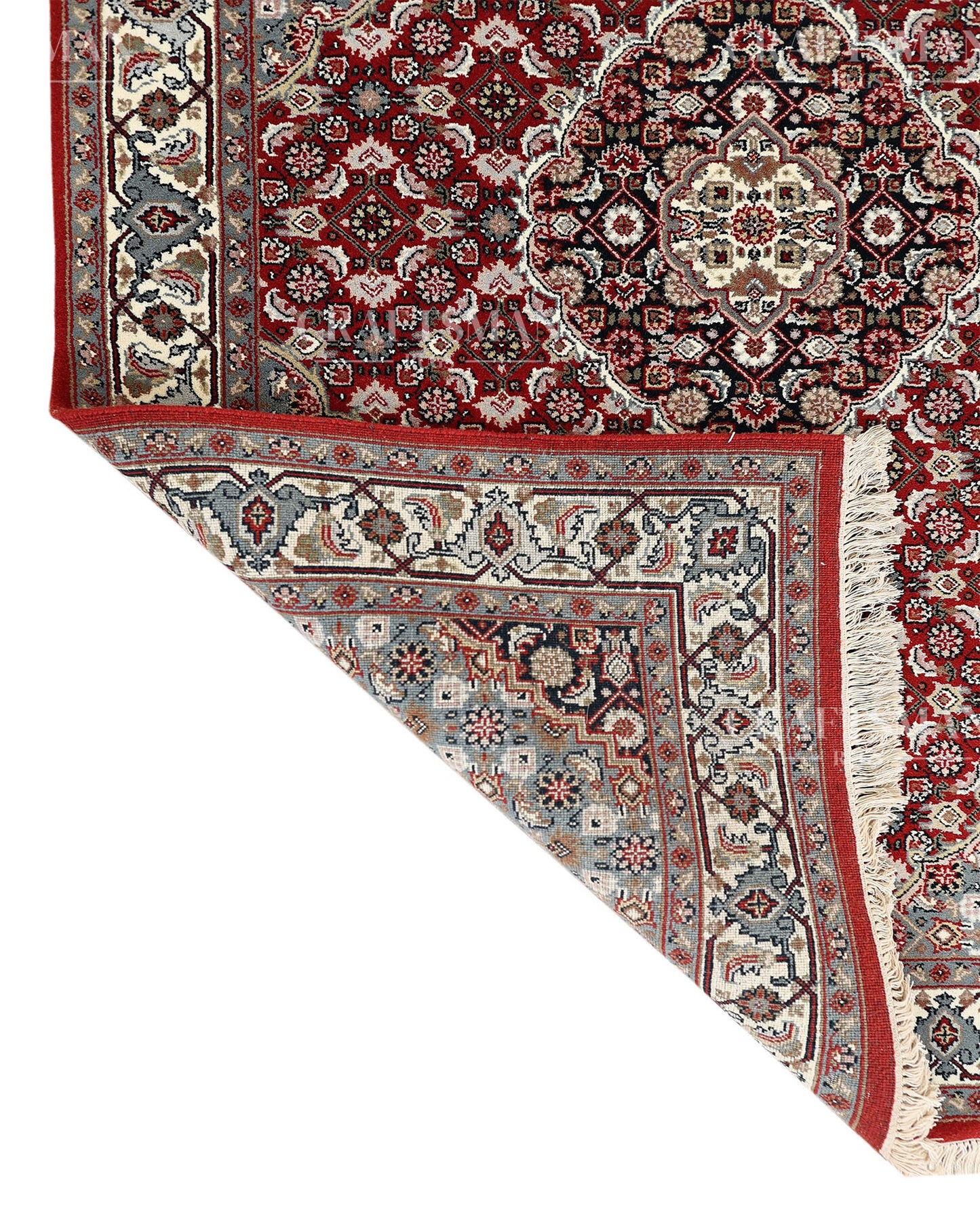 4.6x6.7 feet Vintage Hand-Knotted Wool Rug | One-of-a-Kind | Craftsman Rugs