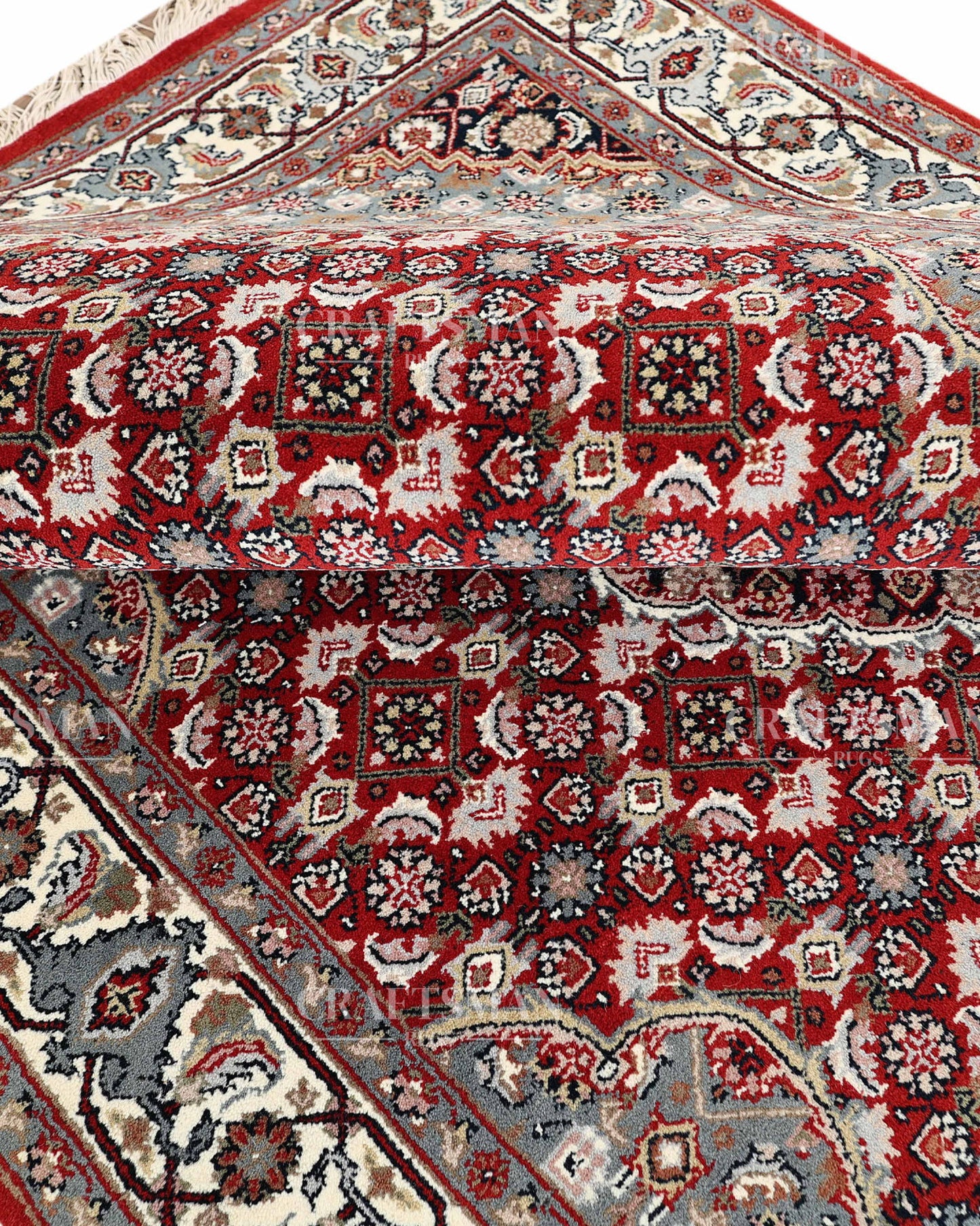 4.6x6.7 feet Vintage Hand-Knotted Wool Rug | One-of-a-Kind | Craftsman Rugs