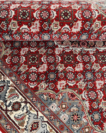 4.6x6.7 feet Vintage Hand-Knotted Wool Rug | One-of-a-Kind | Craftsman Rugs