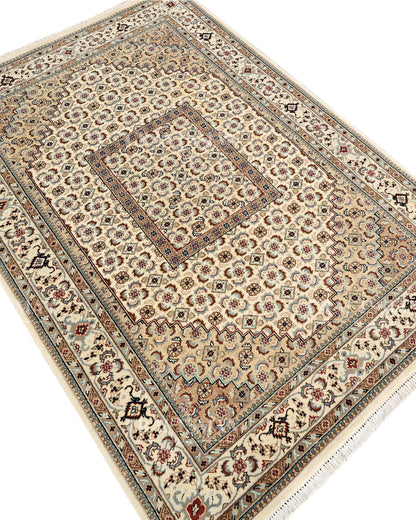 4.8x6.8 feet Vintage Hand-Knotted Wool Rug | One-of-a-Kind | Craftsman Rugs