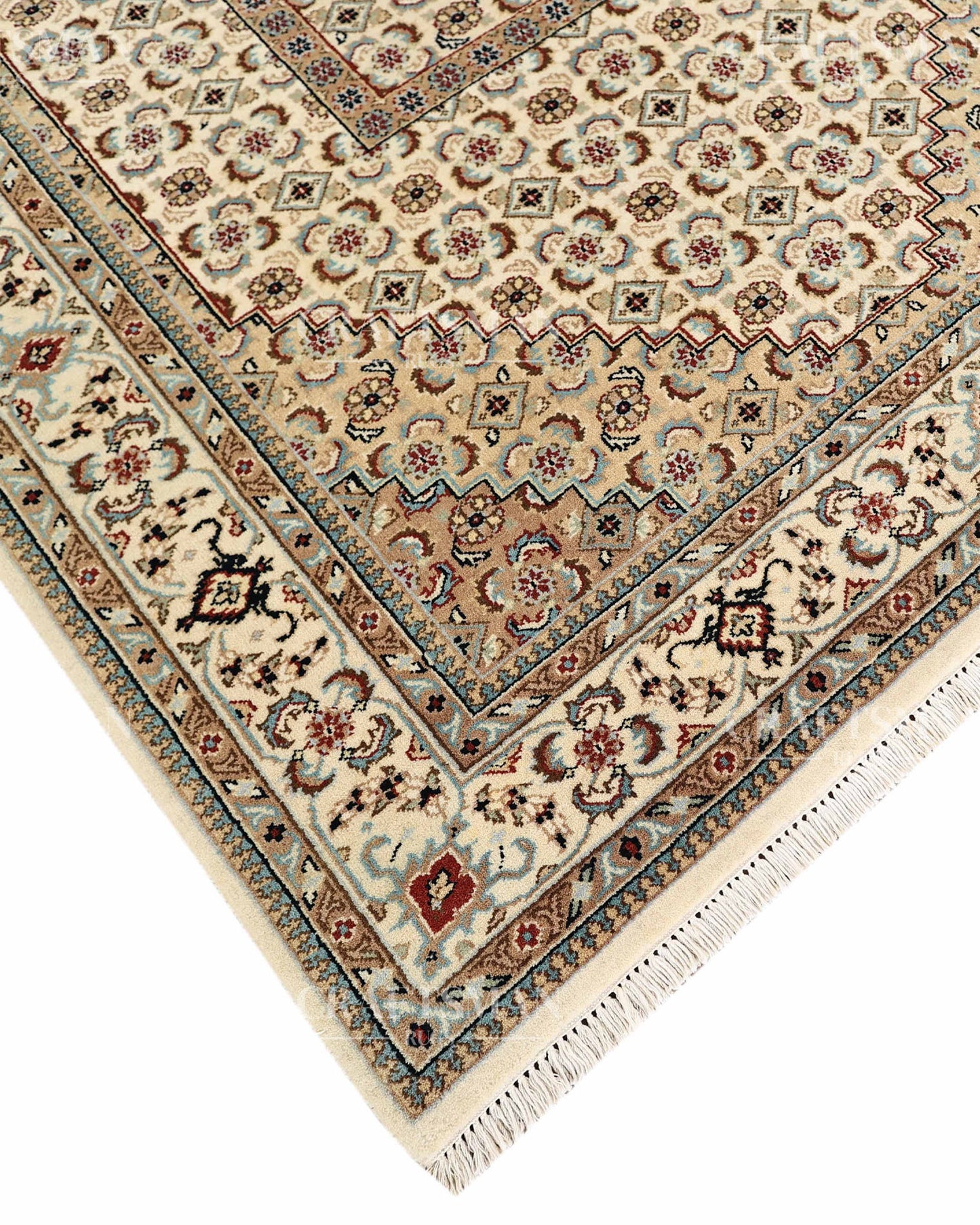 4.8x6.8 feet Vintage Hand-Knotted Wool Rug | One-of-a-Kind | Craftsman Rugs
