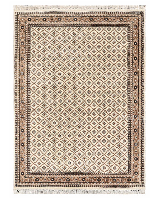 4.8x6.8 feet Vintage Hand-Knotted Wool Rug | One-of-a-Kind | Craftsman Rugs