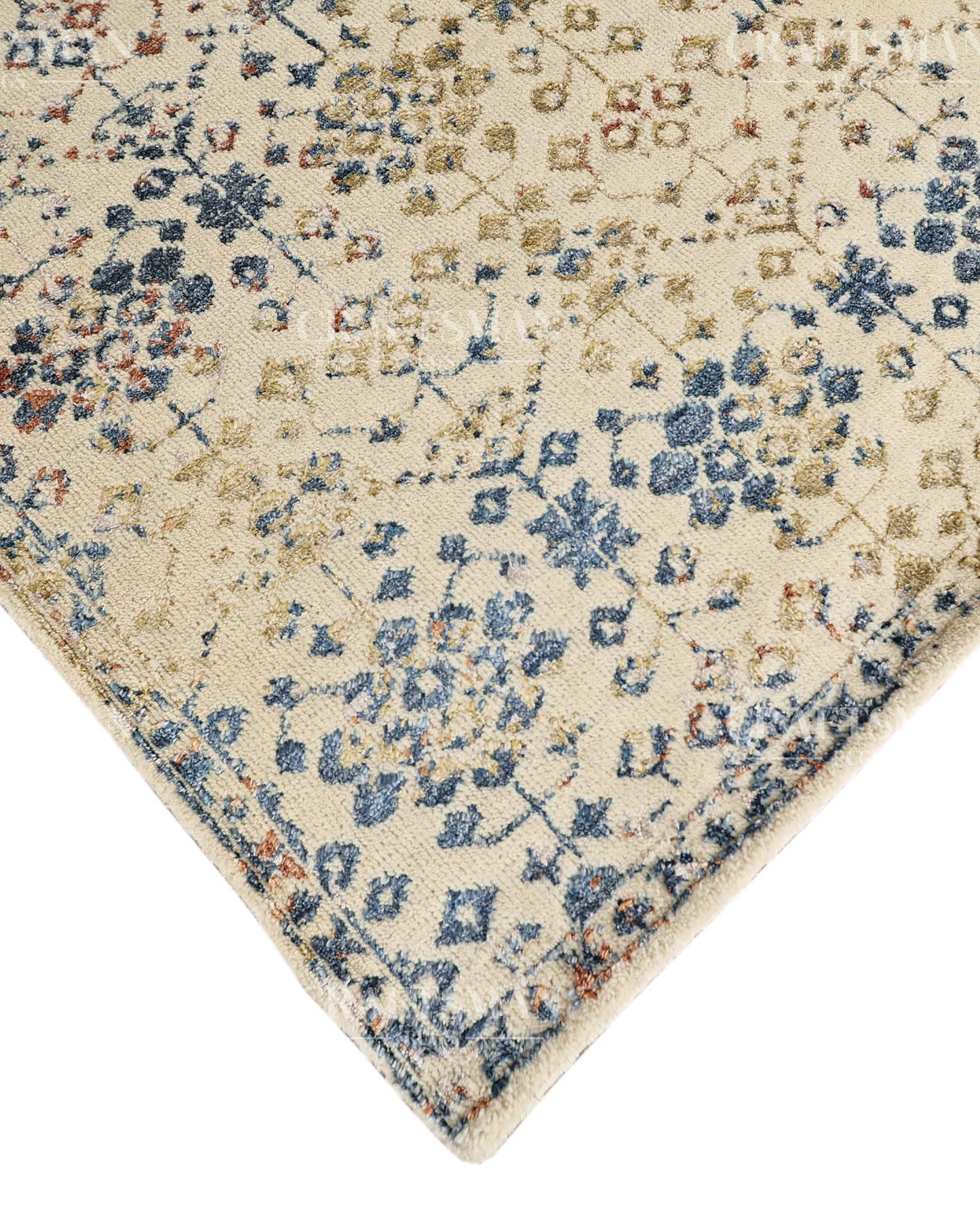5.4x7.9 feet Vintage Hand-Knotted Wool Rug | One-of-a-Kind | Craftsman Rugs