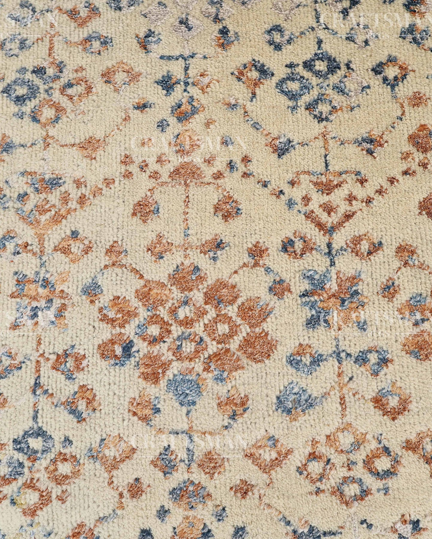 5.4x7.9 feet Vintage Hand-Knotted Wool Rug | One-of-a-Kind | Craftsman Rugs
